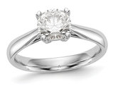 3/4 Carat (ctw G-H-I, SI1-SI2) Lab Grown Diamond Solitaire Engagement Ring in 14K White Gold